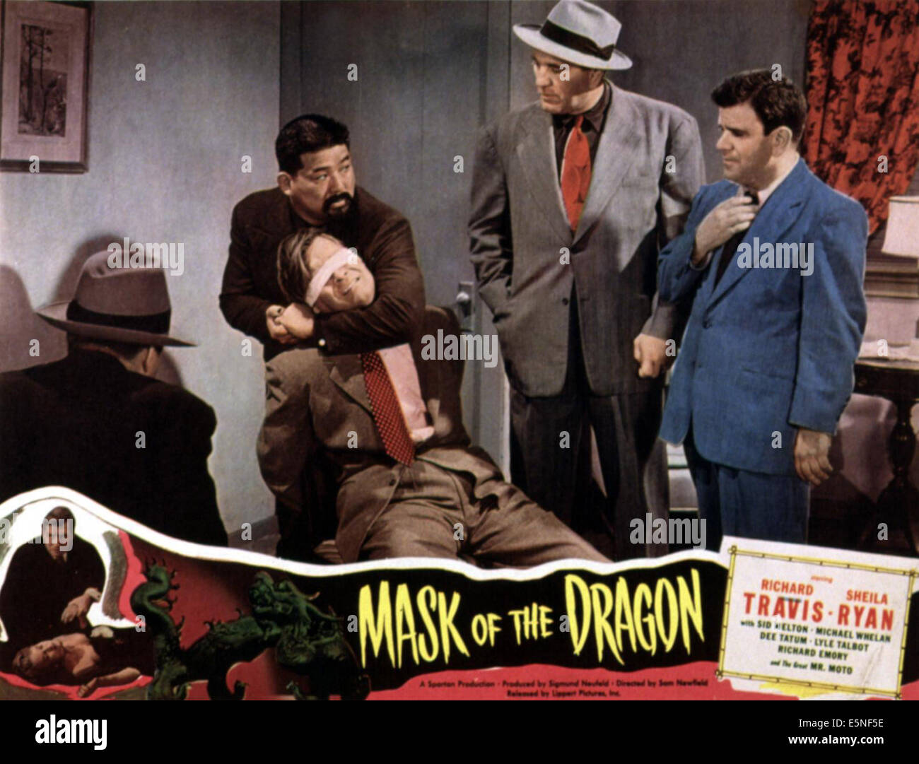 MASK OF THE DRAGON, Richard Travis, Sid Melton, 1951 Stock Photo