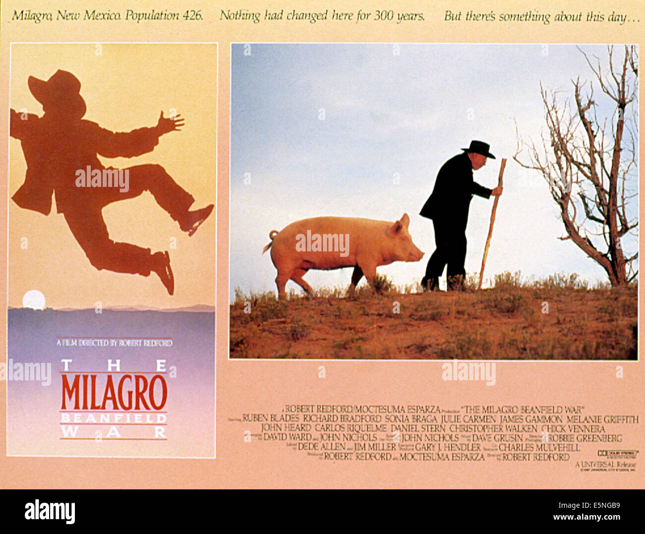 MILAGRO BEANFIELD WAR, THE, Carlos Riquelme, 1988 Stock Photo Alamy