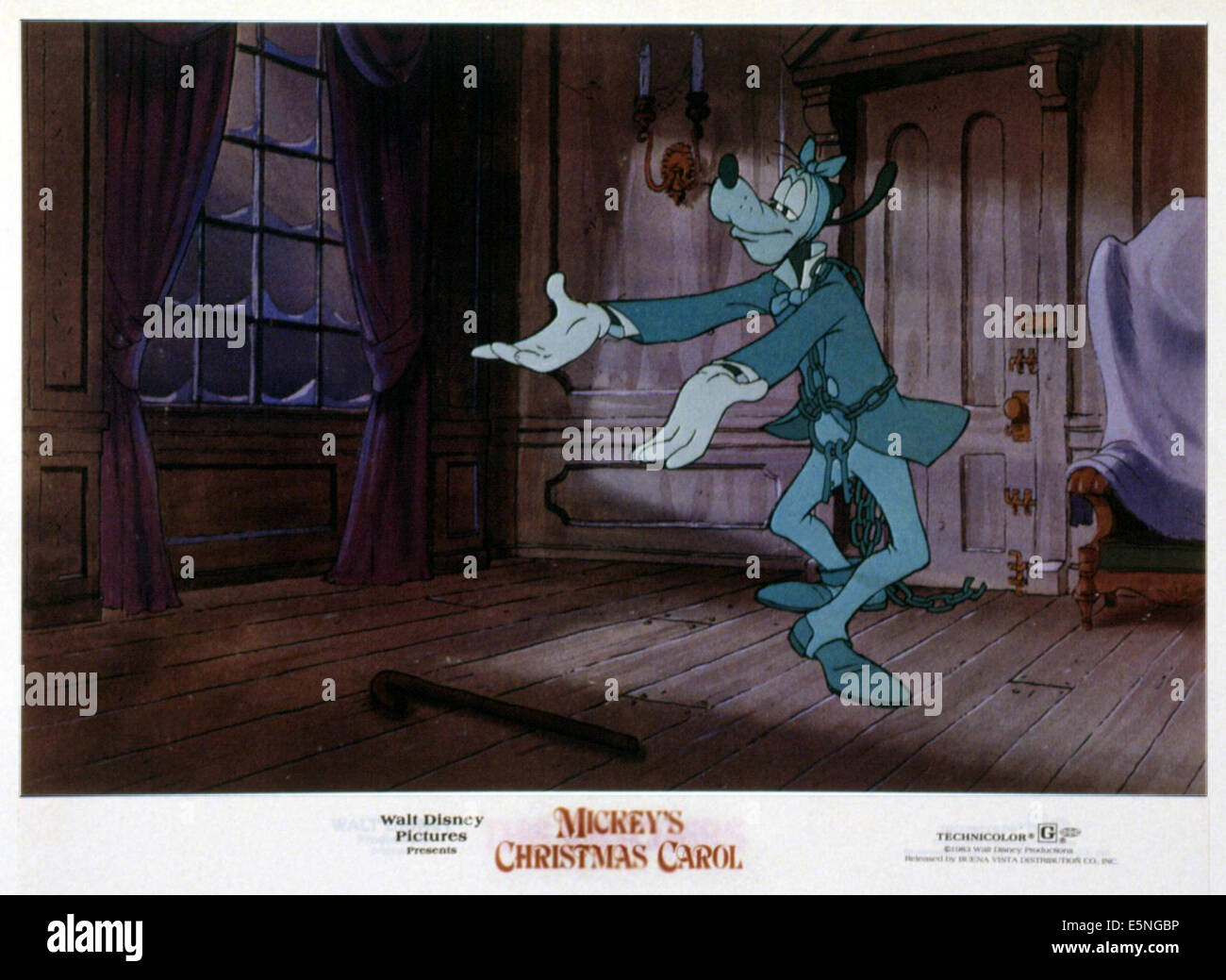 MICKEY'S CHRISTMAS CAROL, Goofy, 1983 Stock Photo