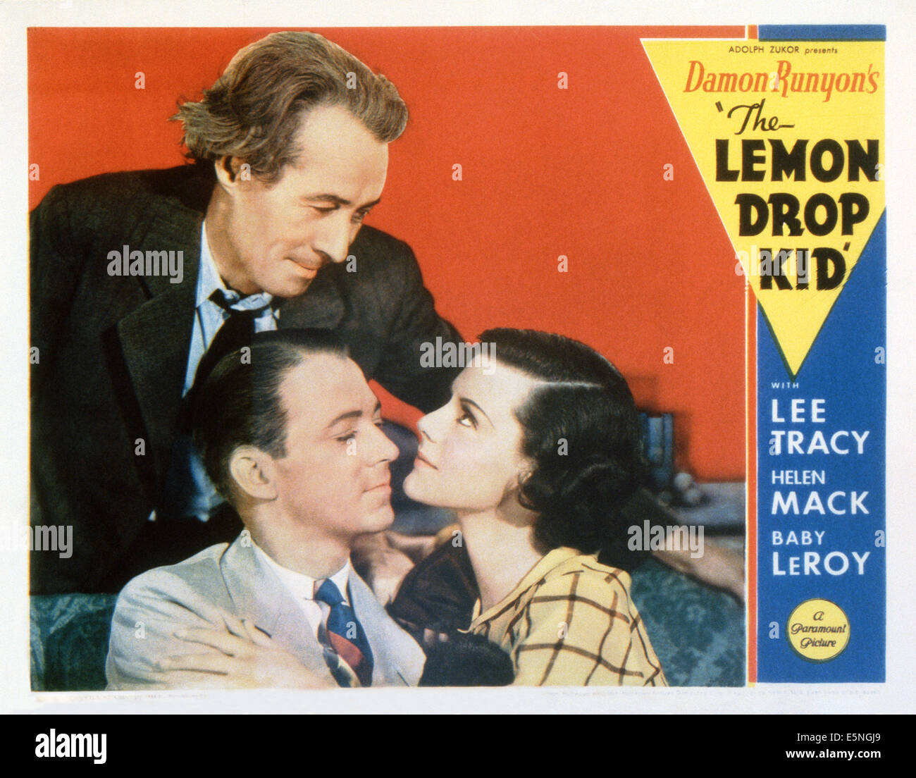 THE LEMON DROP KID, from left: Henry B. Walthall, Lee Tracy, Helen Mack, 1934 Stock Photo