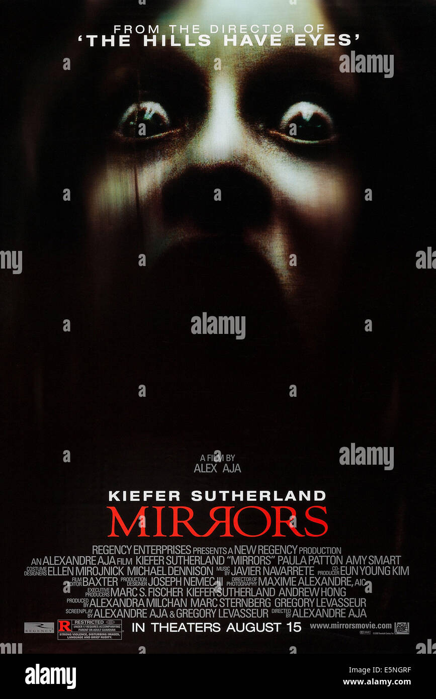 MIRRORS, US advance poster art, 2008, TM & Copyright © 20th Century Fox