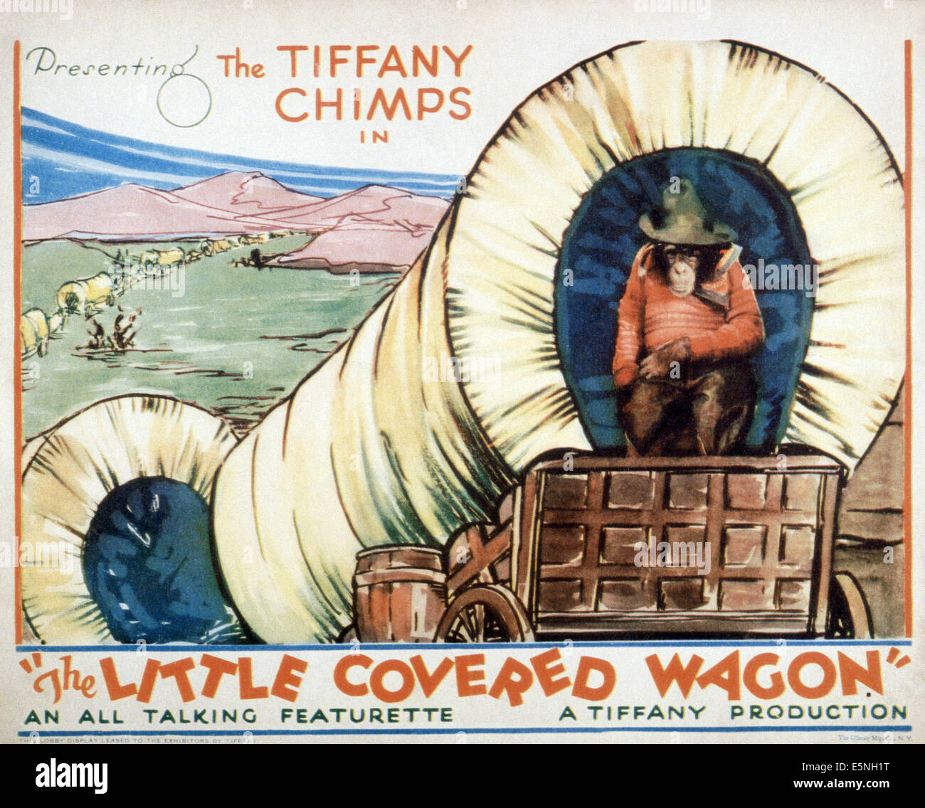THE LITTLE COVERED WAGON, ca. 1930 Stock Photo