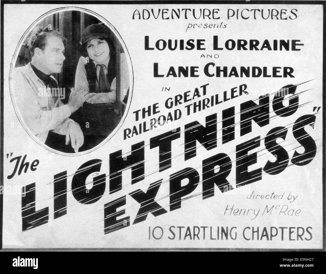 THE LIGHTNING EXPRESS, from left Lane Chandler, Louise Lorraine, 1930