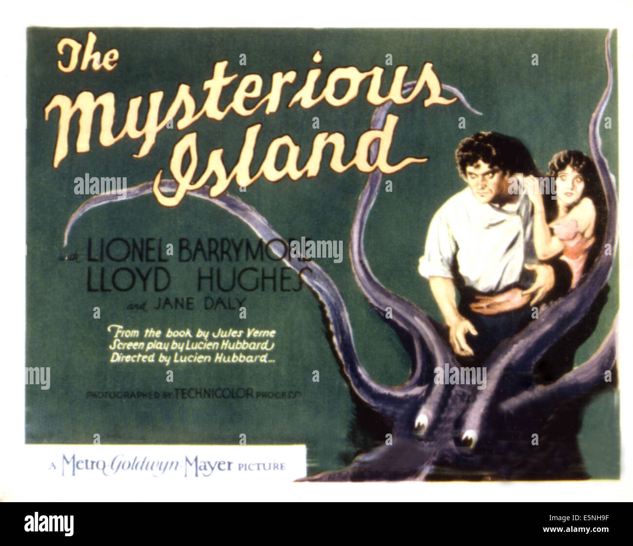THE MYSTERIOUS ISLAND, Lloyd Hughes, Jane Daly (aka Jacqueline Gadsden