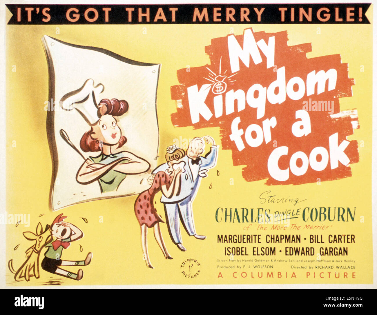 MY KINGDOM FOR A COOK, US poster, 1943 Stock Photo