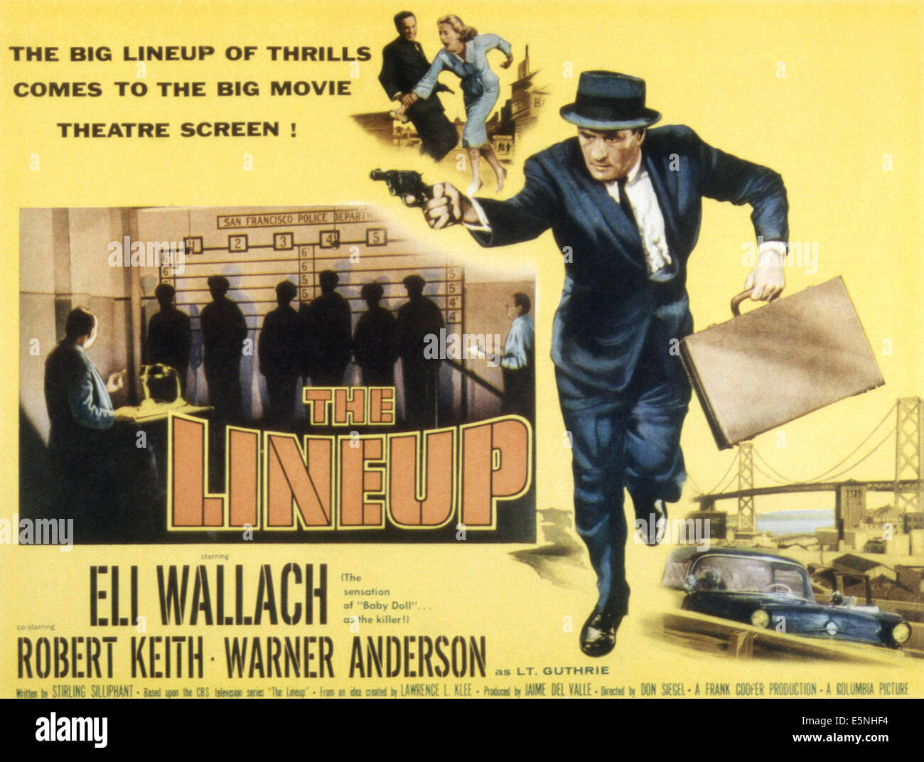 THE LINEUP, Eli Wallach, 1958 Stock Photo