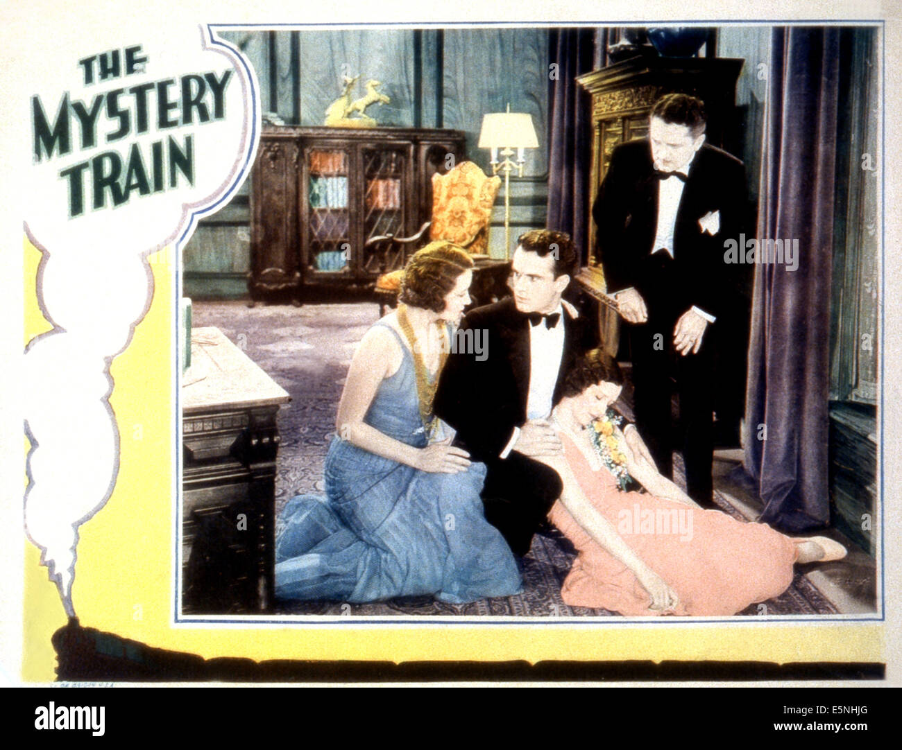 MYSTERY TRAIN, first, second and third from left: Hedda Hopper, Nick Stuart, Marceline Day, 1931 Stock Photo