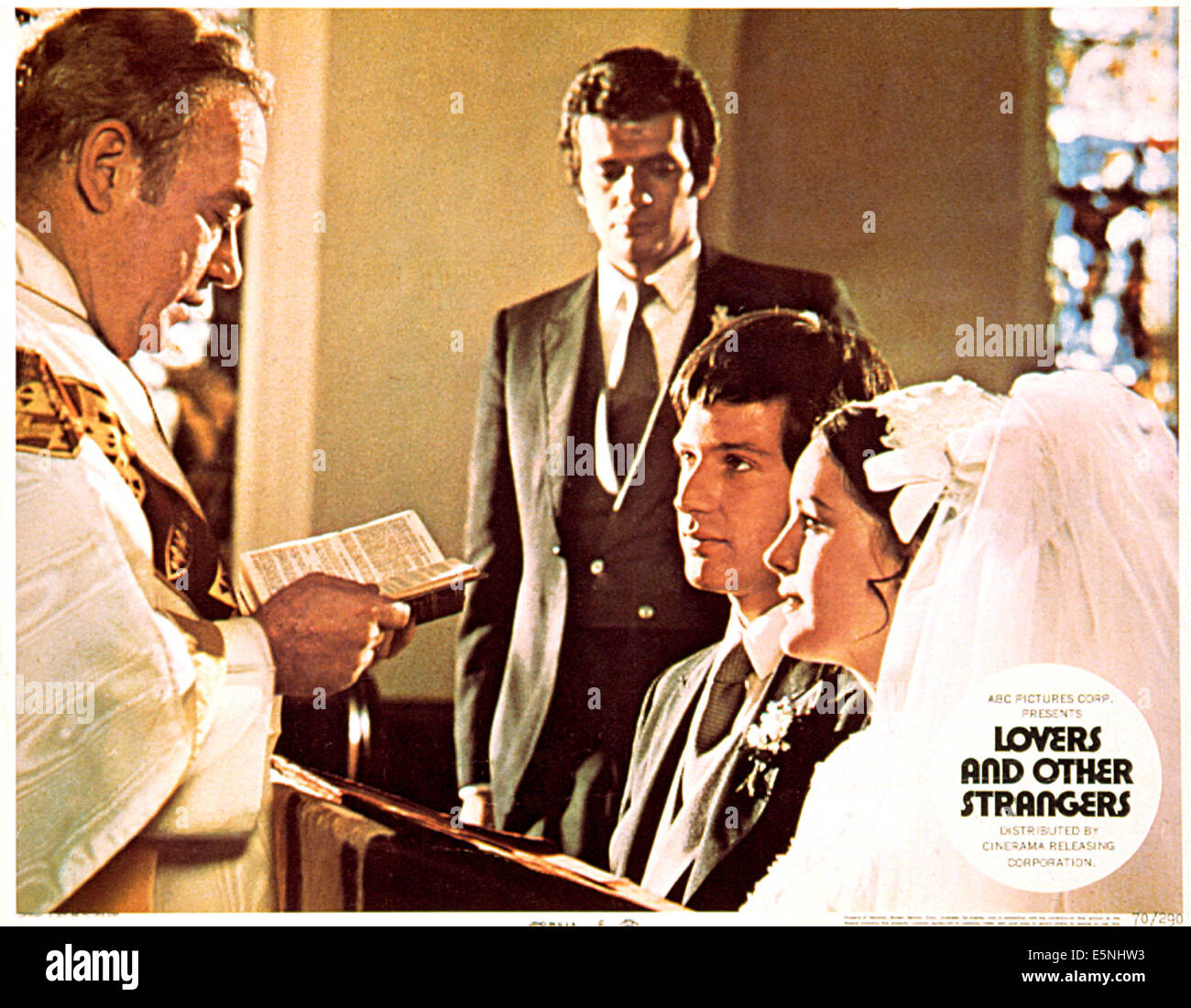 LOVERS AND OTHER STRANGERS, Michael Brandon, Bonnie Bedelia, 1970 Stock