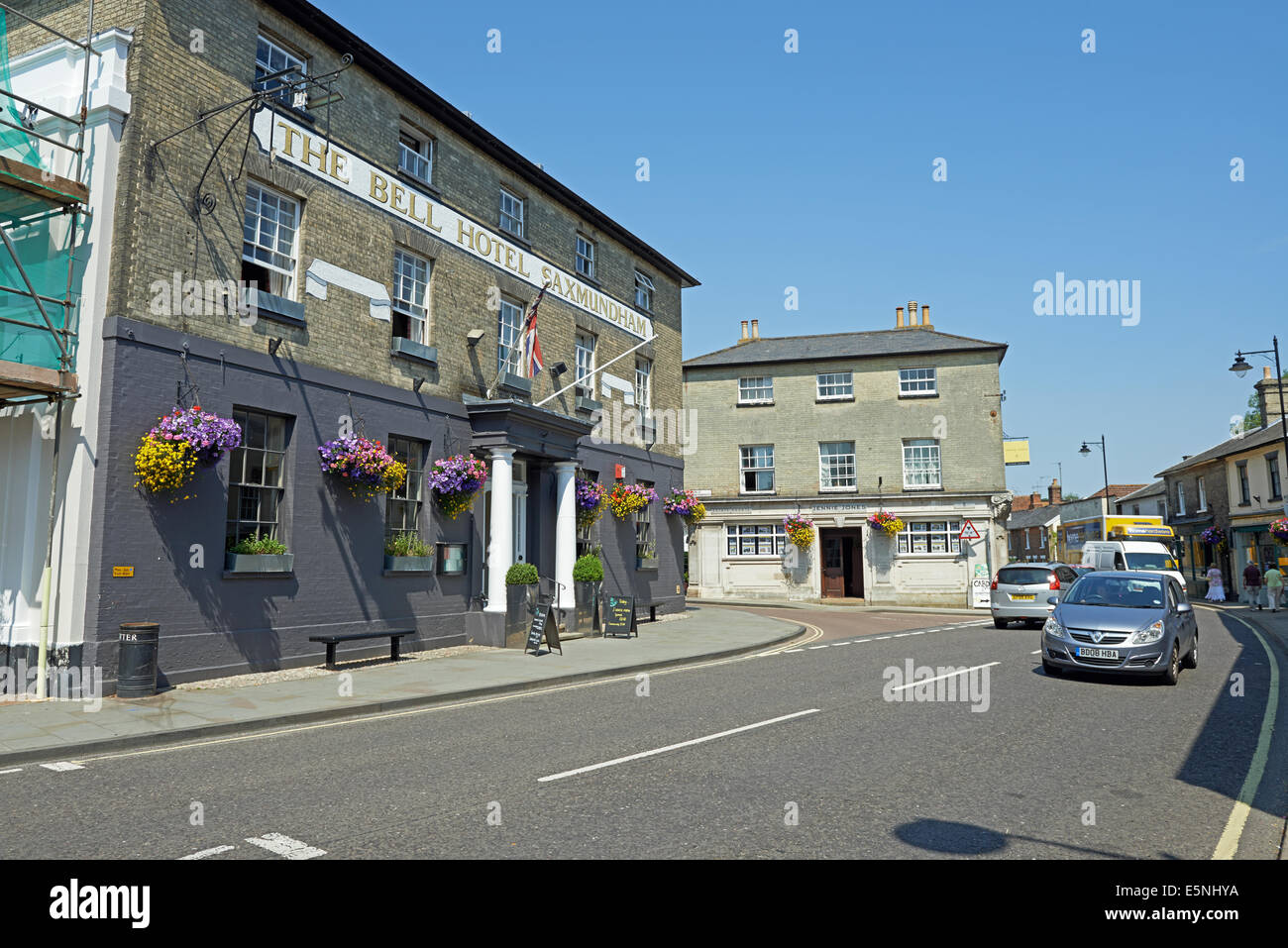 High Street, Saxmundham, Suffolk, UK Stock Photo Alamy
