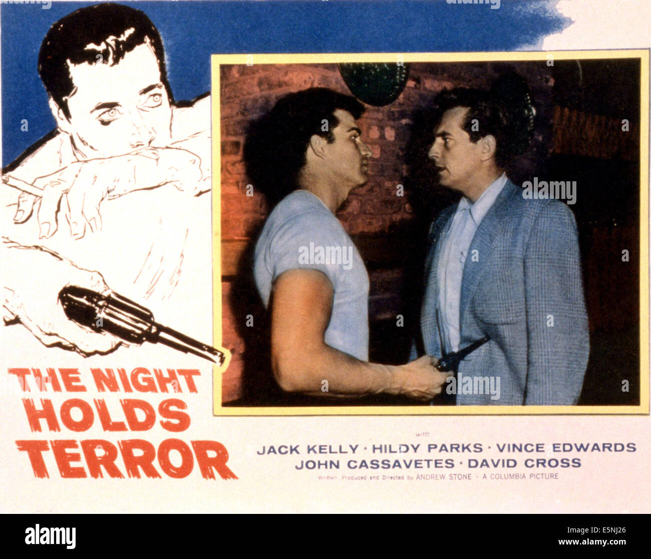 Jack Kelly Hildy Parks film The Night Holds Terror 35m-1576