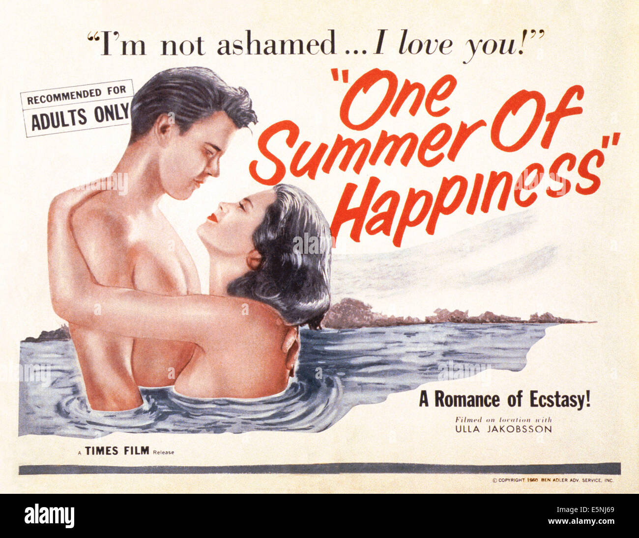 ONE SUMMER OF HAPPINESS, (aka HON DANSADE EN SOMMAR), US lobbycard, 1951  Stock Photo - Alamy