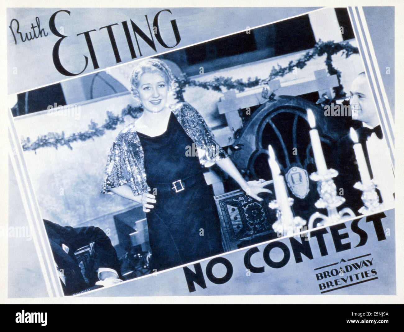 NO CONTEST!, US lobbycard, Ruth Etting, 1934 Stock Photo