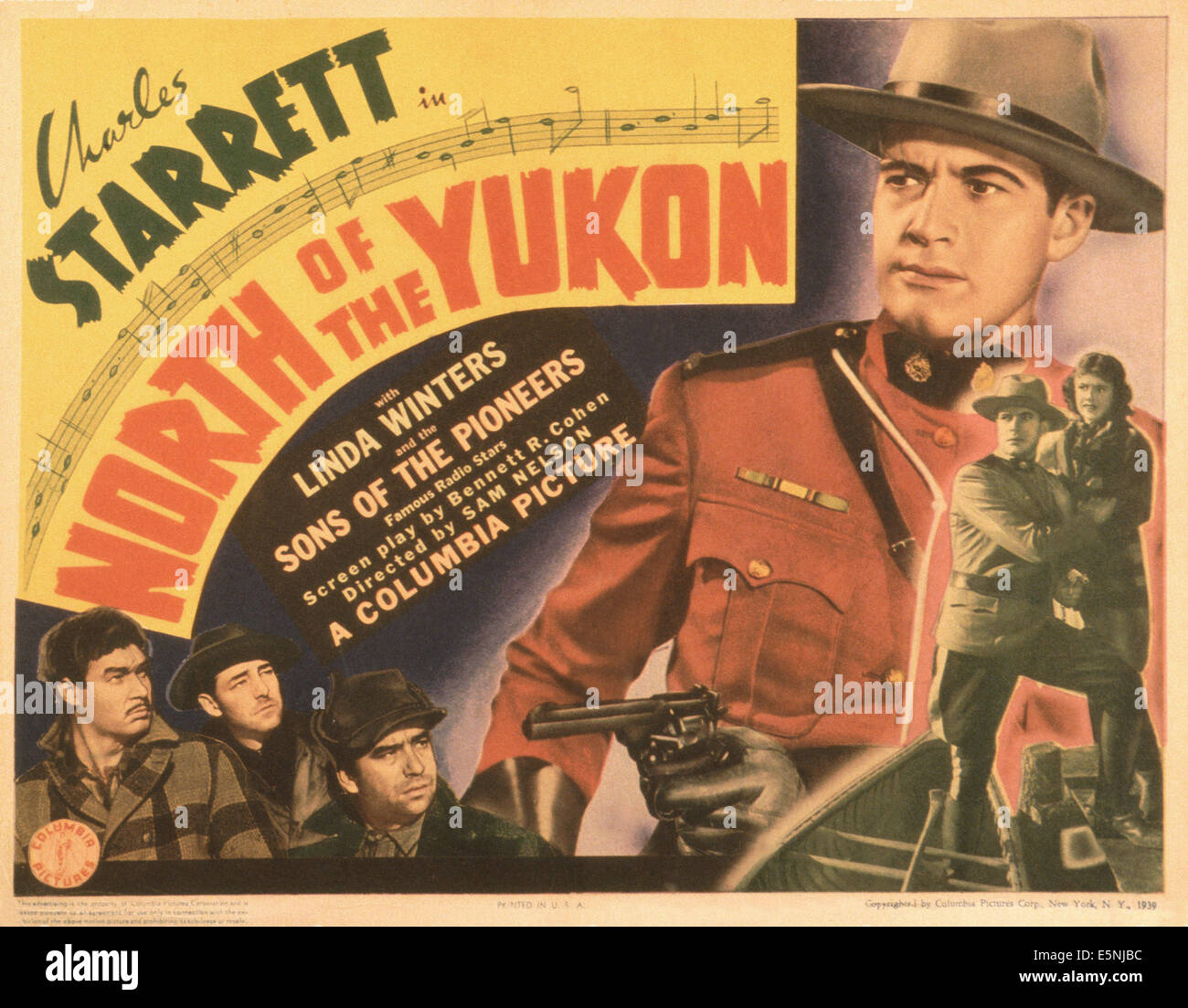 NORTH OF THE YUKON, US poster, from left Paul Sutton, Kenne Duncan