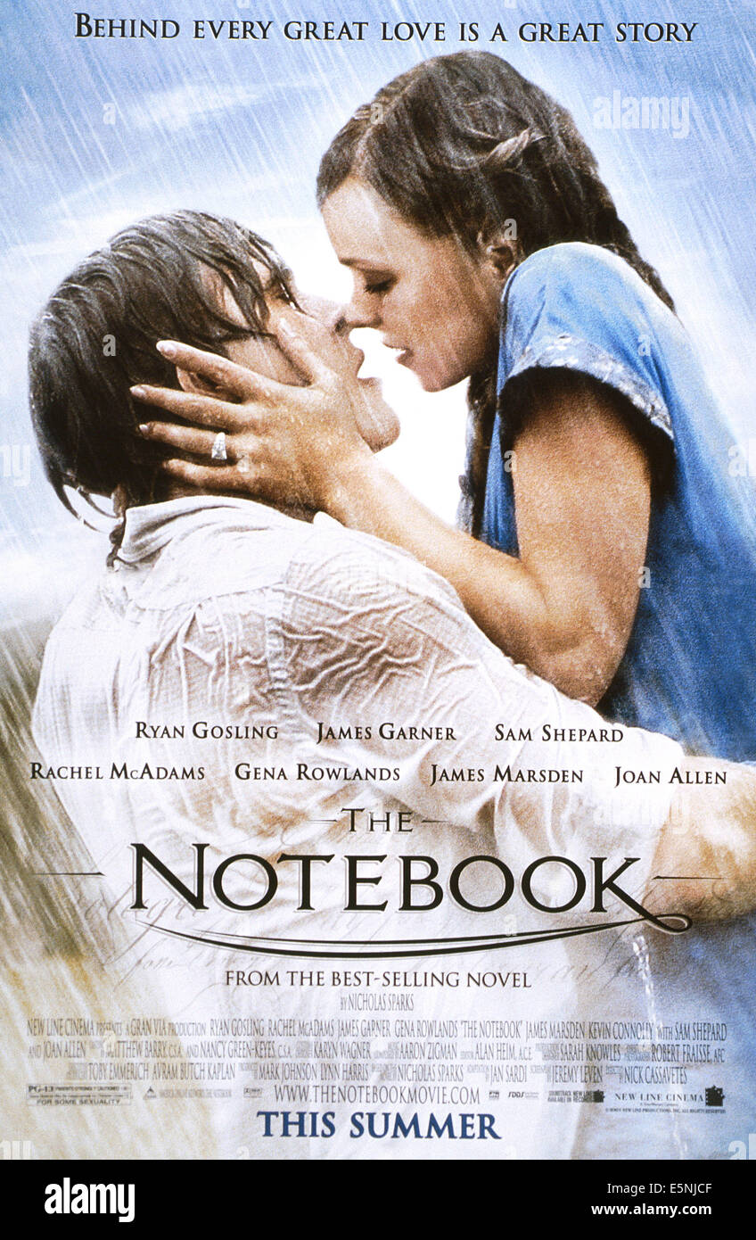 Rachel mcadams notebook hi-res stock photography and images - Alamy