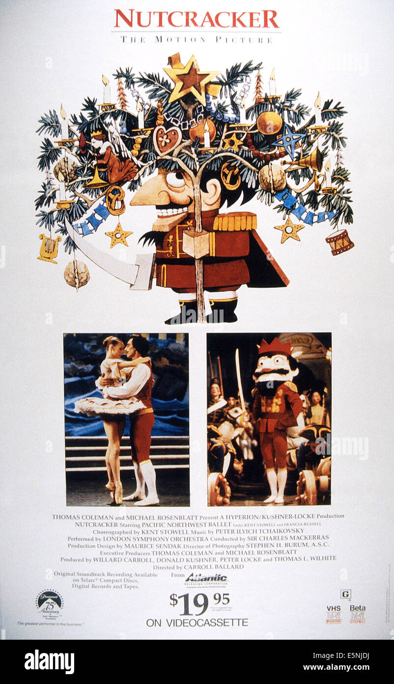 NUTCRACKER, US poster, 1986, © Atlantic Releasing/courtesy Everett Collection Stock Photo Alamy