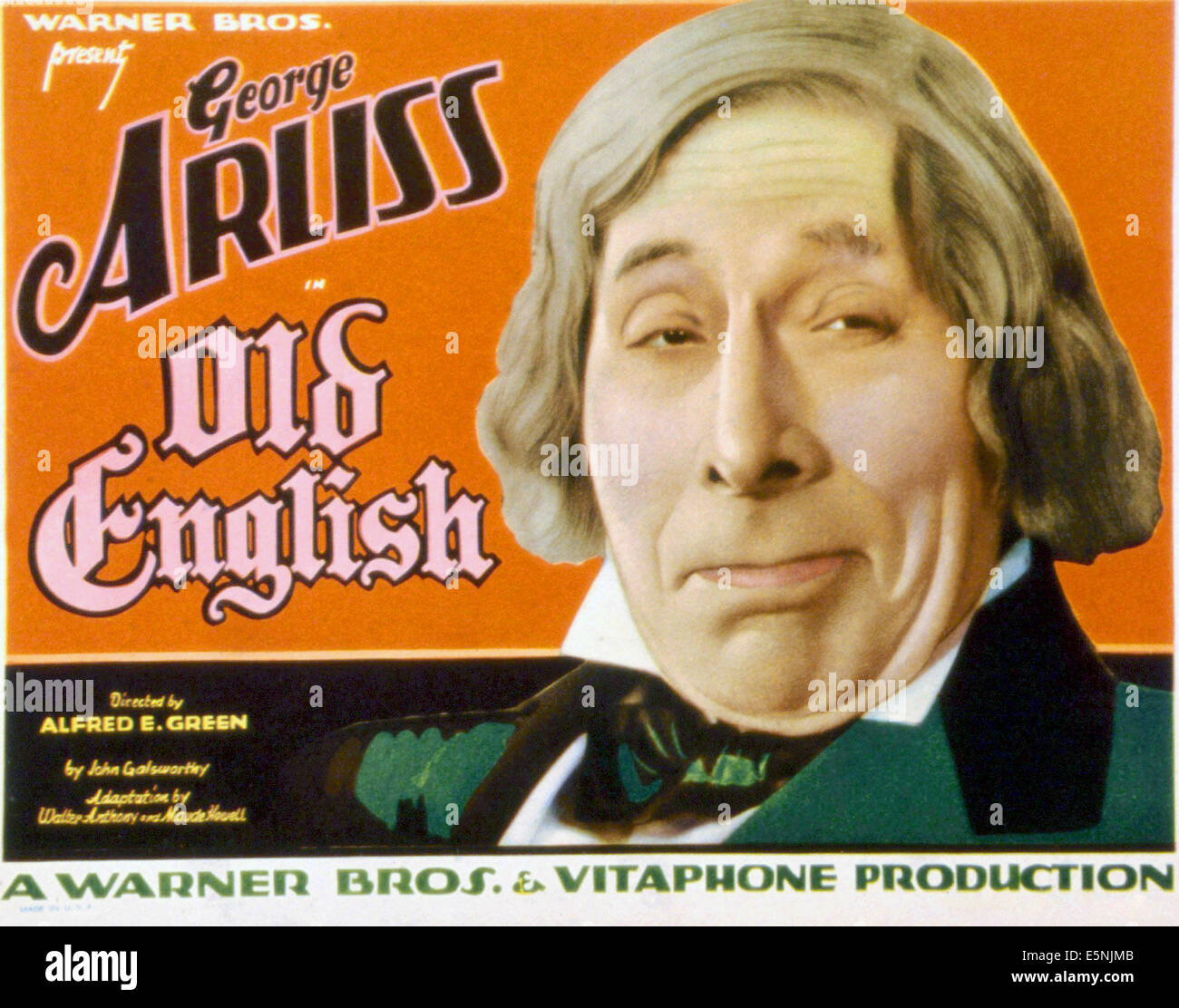 OLD ENGLISH, Arliss, 1930 Stock Photo Alamy