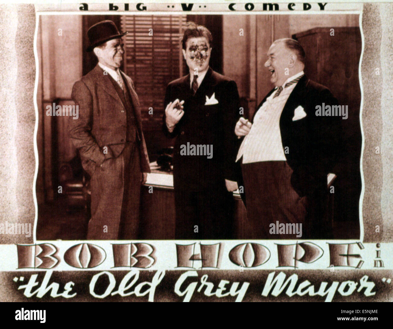 OLD GREY MAYOR, Lionel Stander, Bob Hope, George Watts, 1935 Stock Photo
