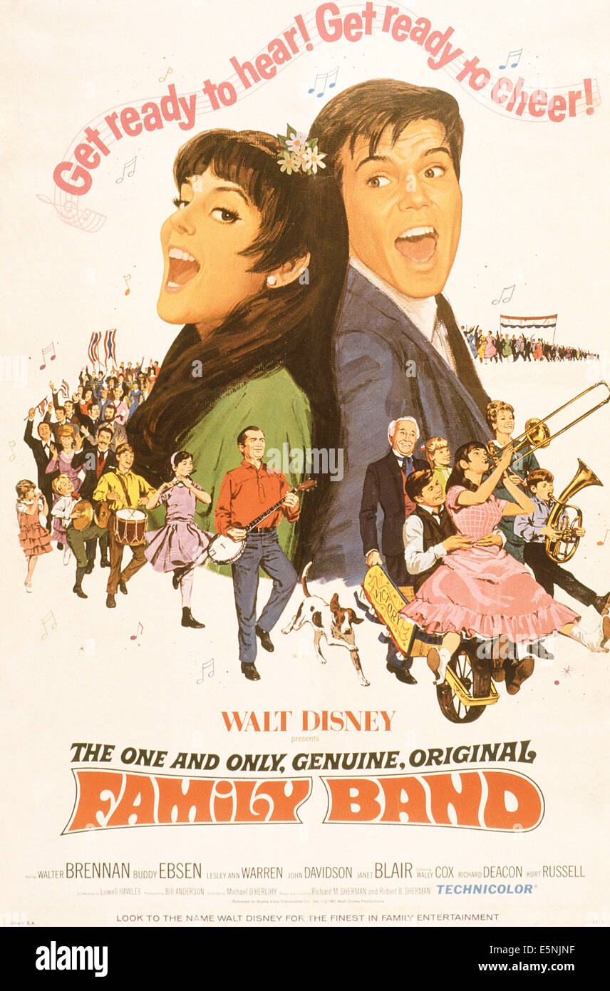 The One And Only Genuine Original Family Band Us Poster Art From Stock Photo Alamy