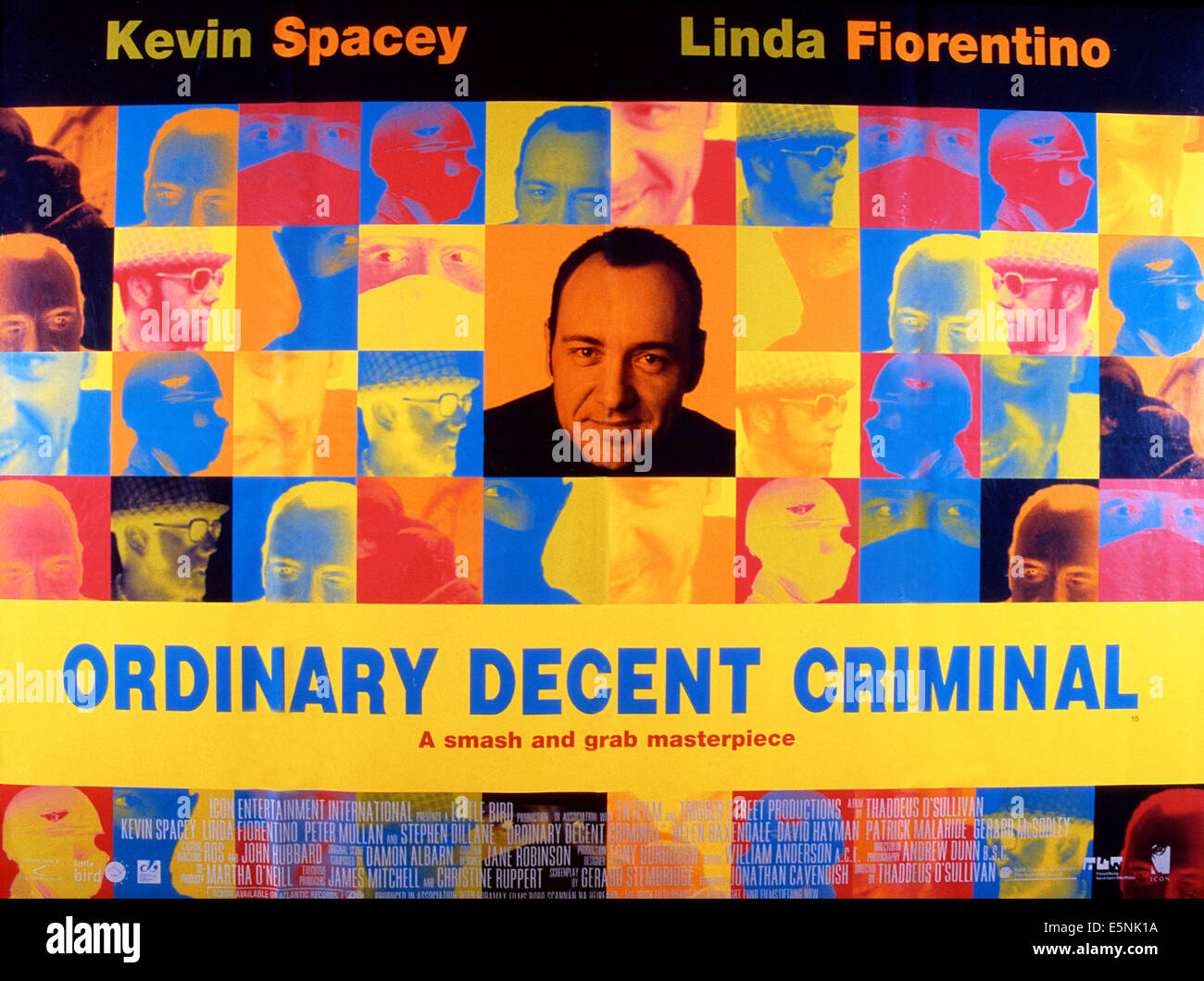 ORDINARY DECENT CRIMINALS, British poster, Kevin Spacey, 2000, © Icon Film International/courtesy Everett Collection Stock Photo