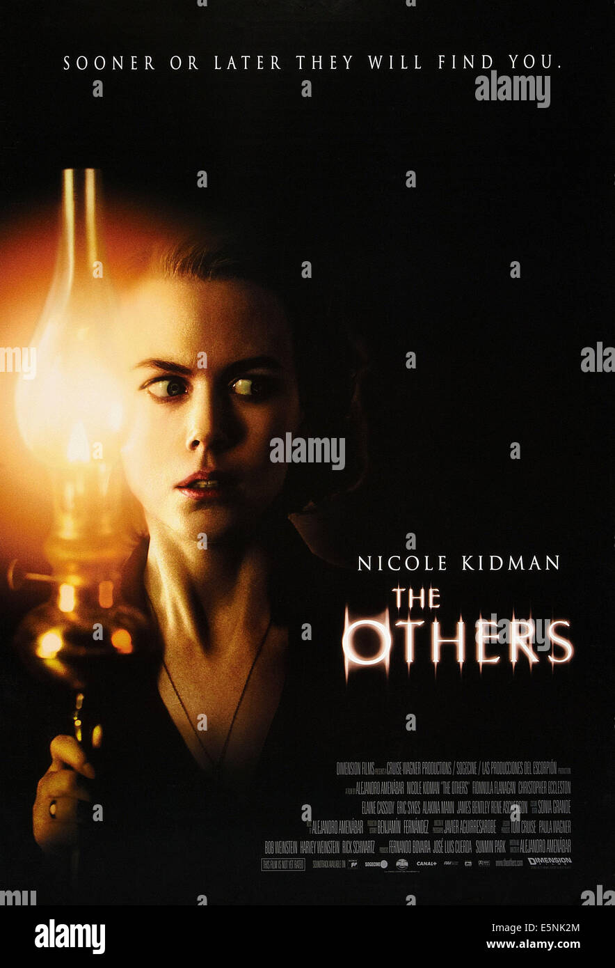 THE OTHERS, US poster, Nicole Kidman, 2001, © Dimension Films/courtesy Everett Collection Stock Photo