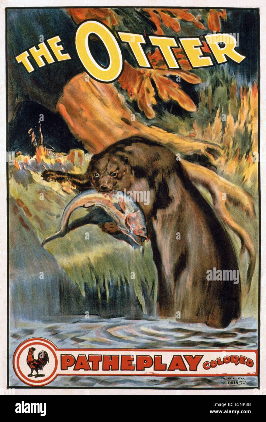 THE OTTER, US poster, 1913 Stock Photo