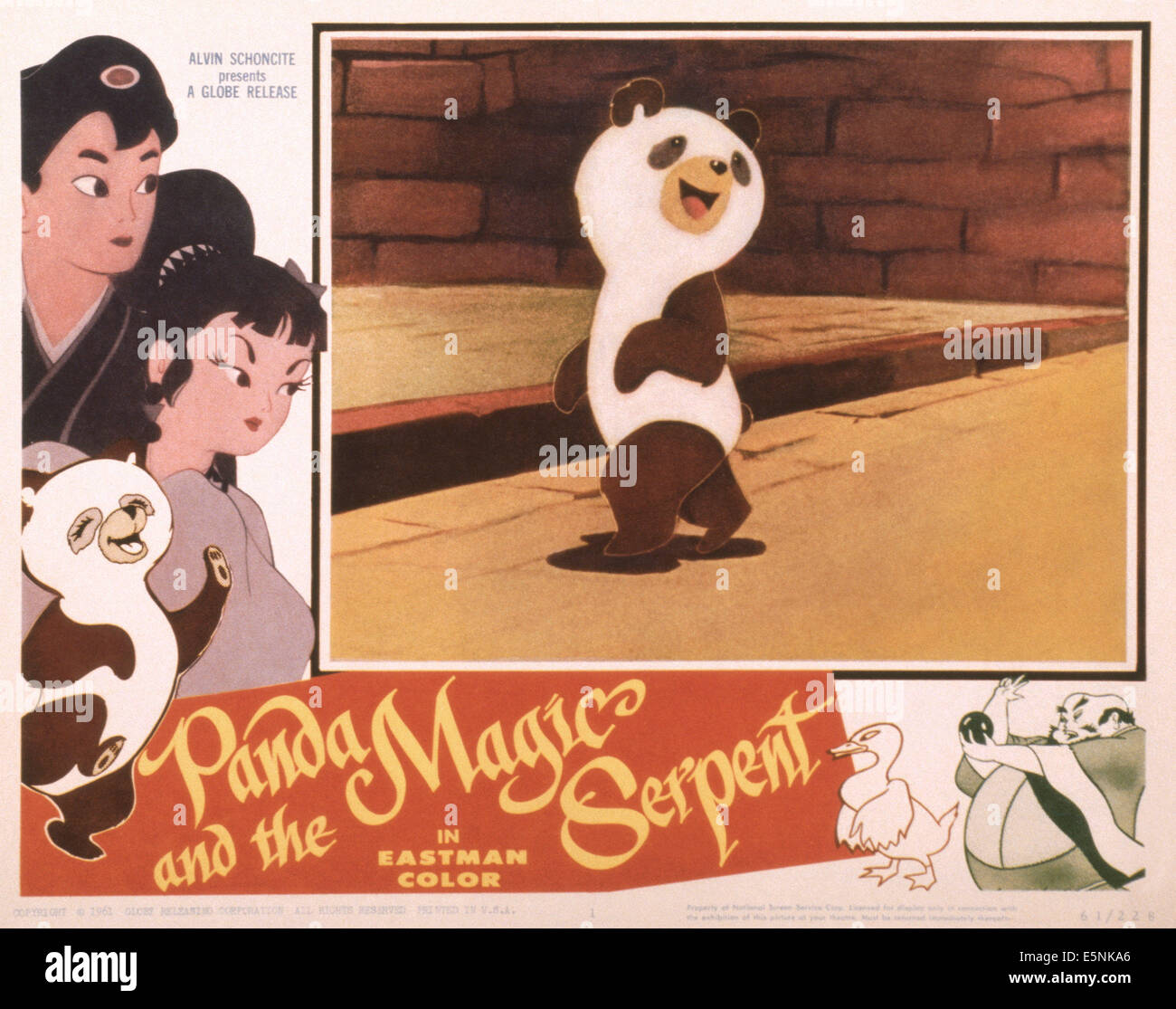 PANDA AND THE MAGIC SERPENT, (aka HAKUJA DEN), US lobbycard, 1958 Stock ...