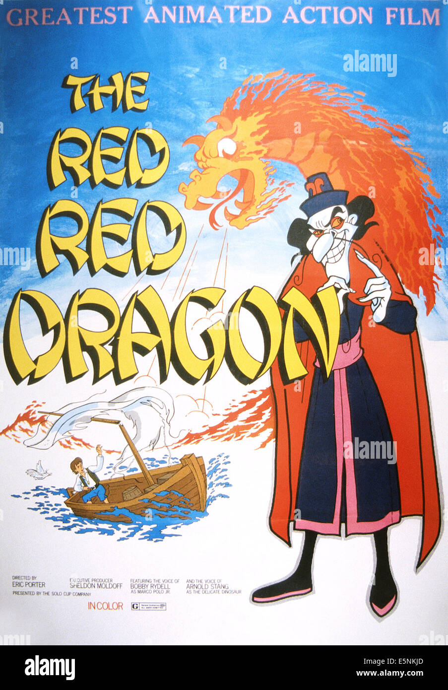 THE RED RED DRAGON, (aka MARCO POLO JR., aka MARCO POLO JUNIOR VERSUS THE  RED DRAGON), US poster, 1972 Stock Photo - Alamy