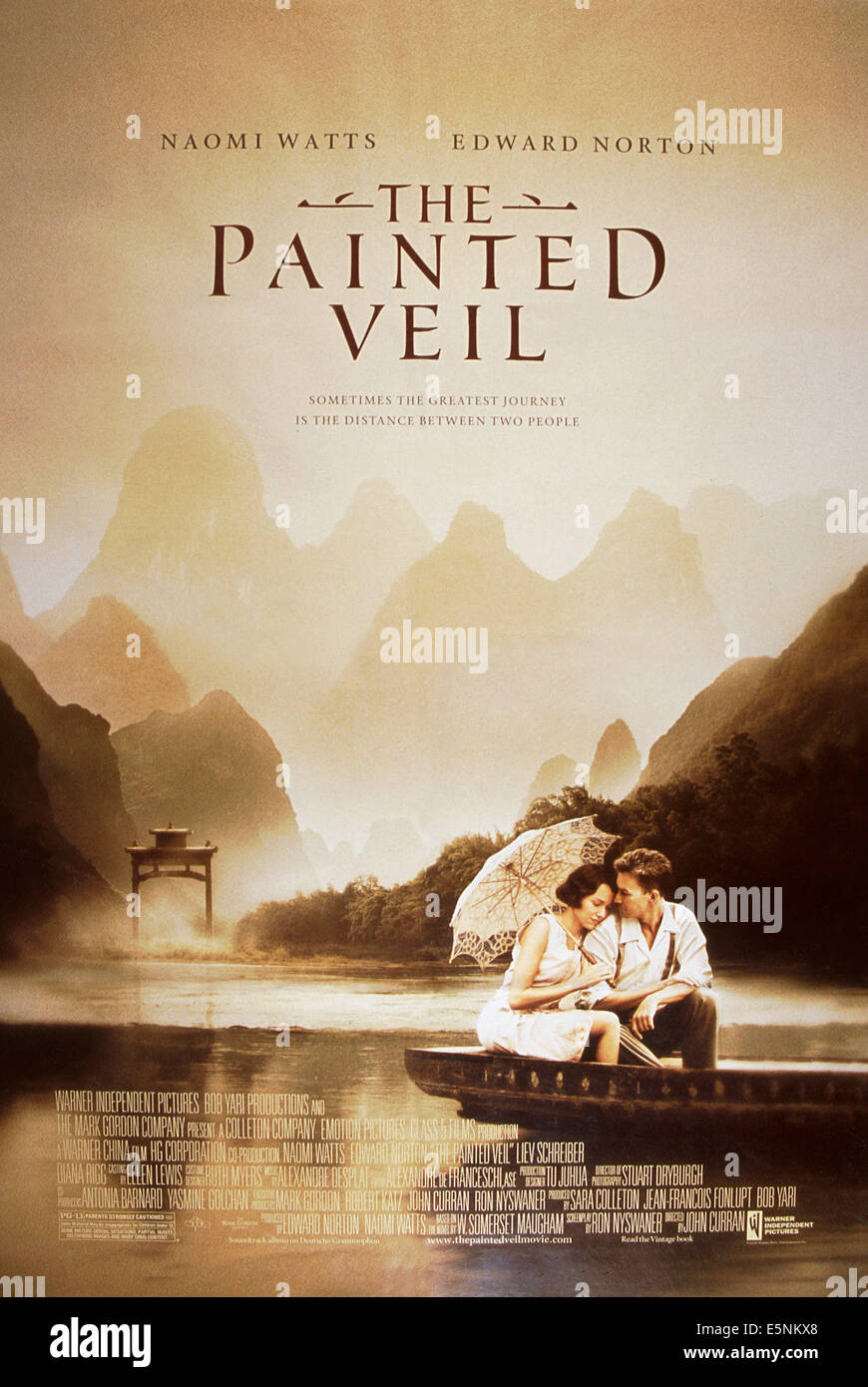 THE PAINTED VEIL, US poster, from left Naomi Watts, Edward Norton