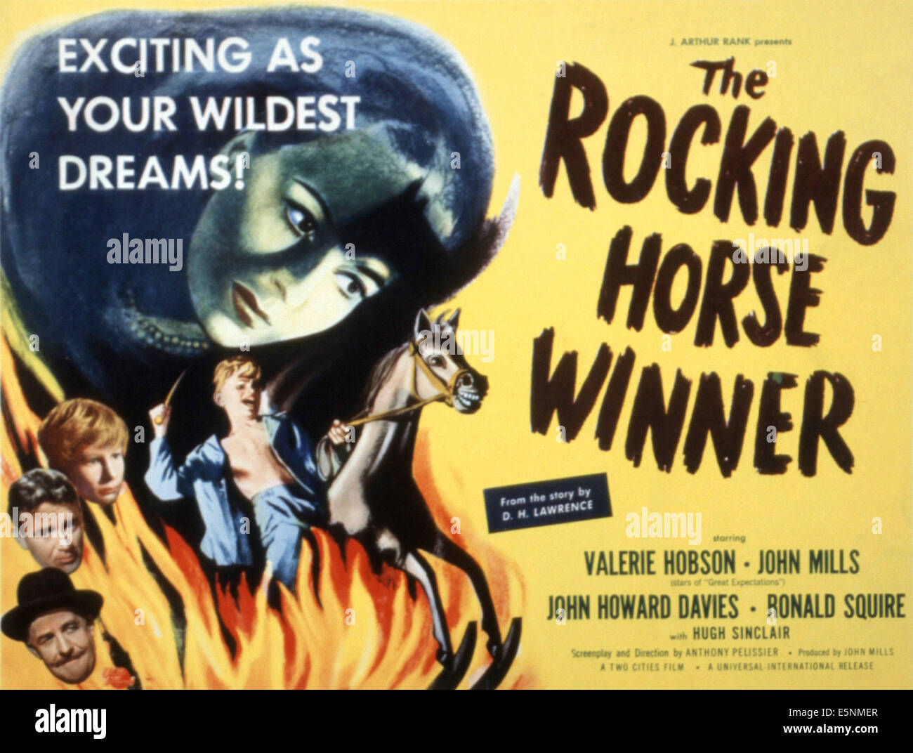 THE ROCKING HORSE WINNER, (top to bottom), Valerie Hobson, John Howard