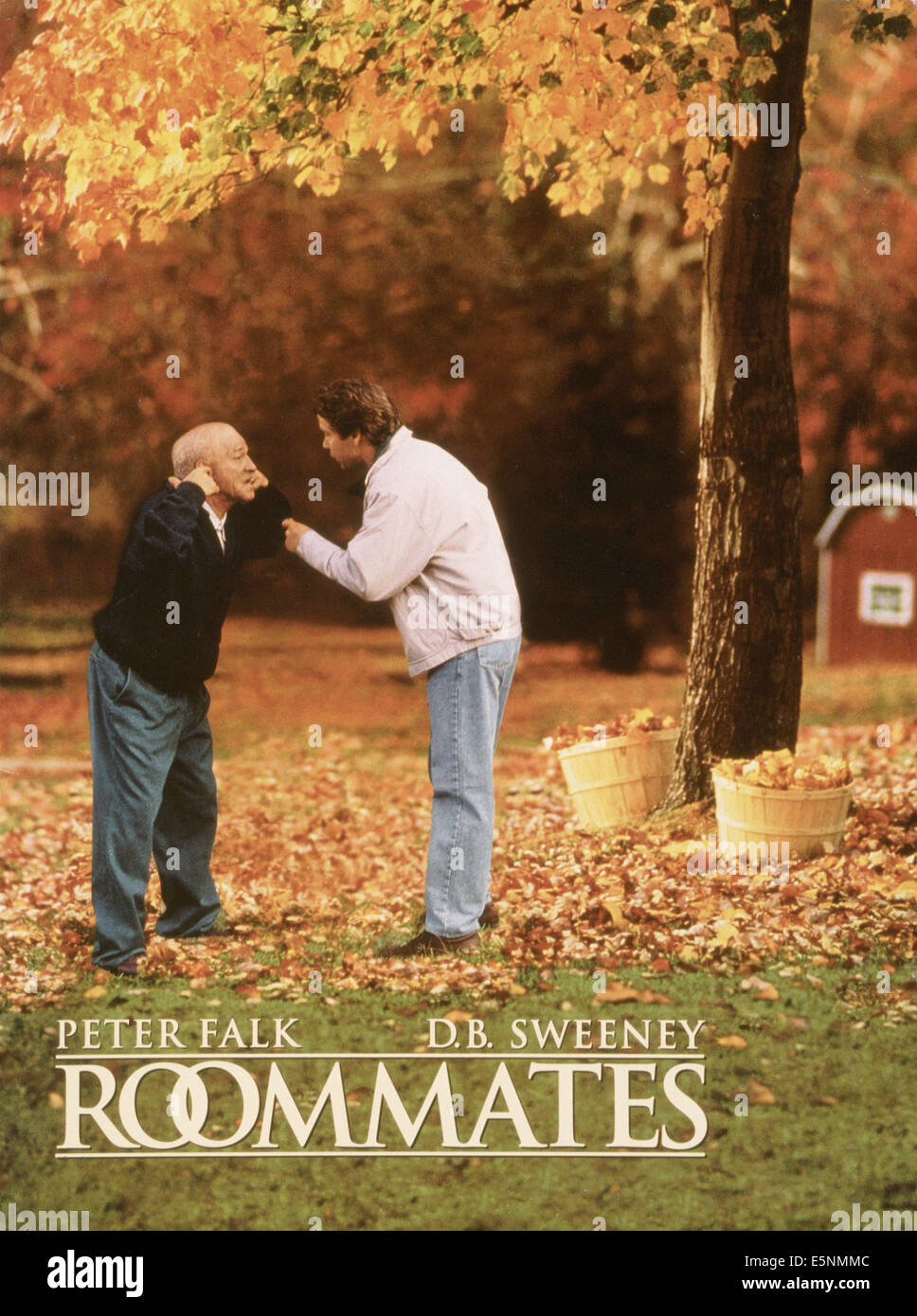 ROOMMATES, US poster, from left: Peter Falk, D.B. Sweeney, 1995, © Buena Vista/courtesy Everett Collection Stock Photo