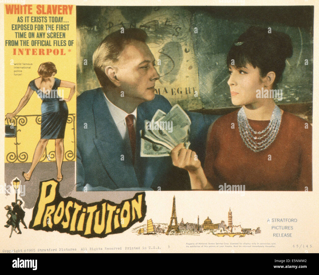 PROSTITUTION, (aka LA PROSTITUTION), US lobbycard, 1963 Stock Photo