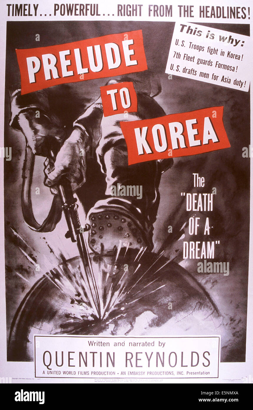 Korean war poster hi-res stock photography and images - Alamy