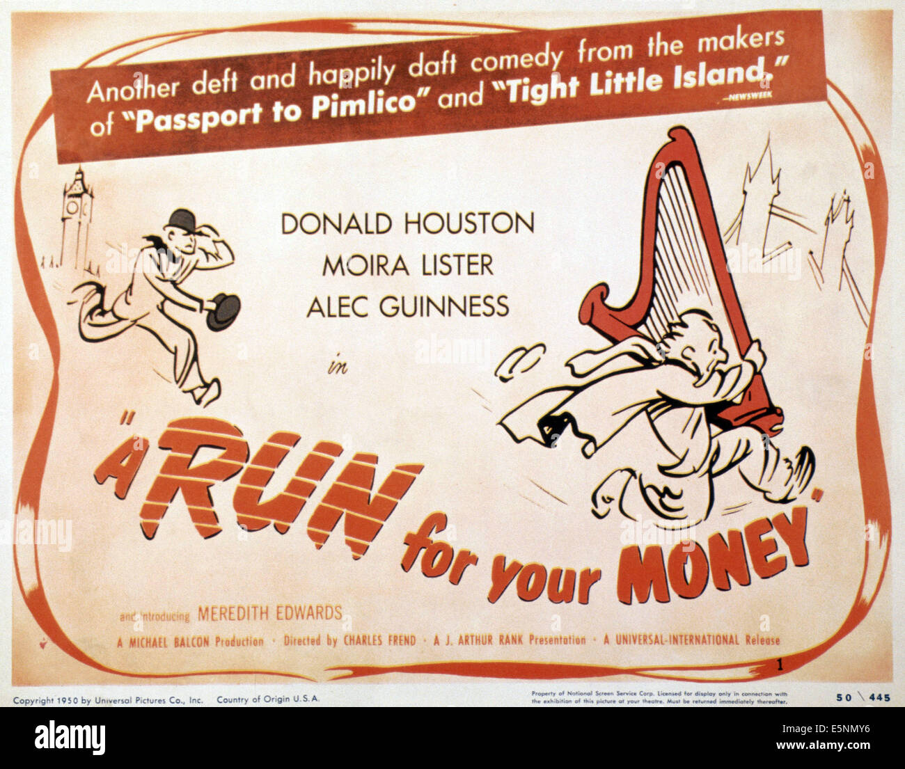A RUN FOR YOUR MONEY, US poster, 1949 Stock Photo - Alamy