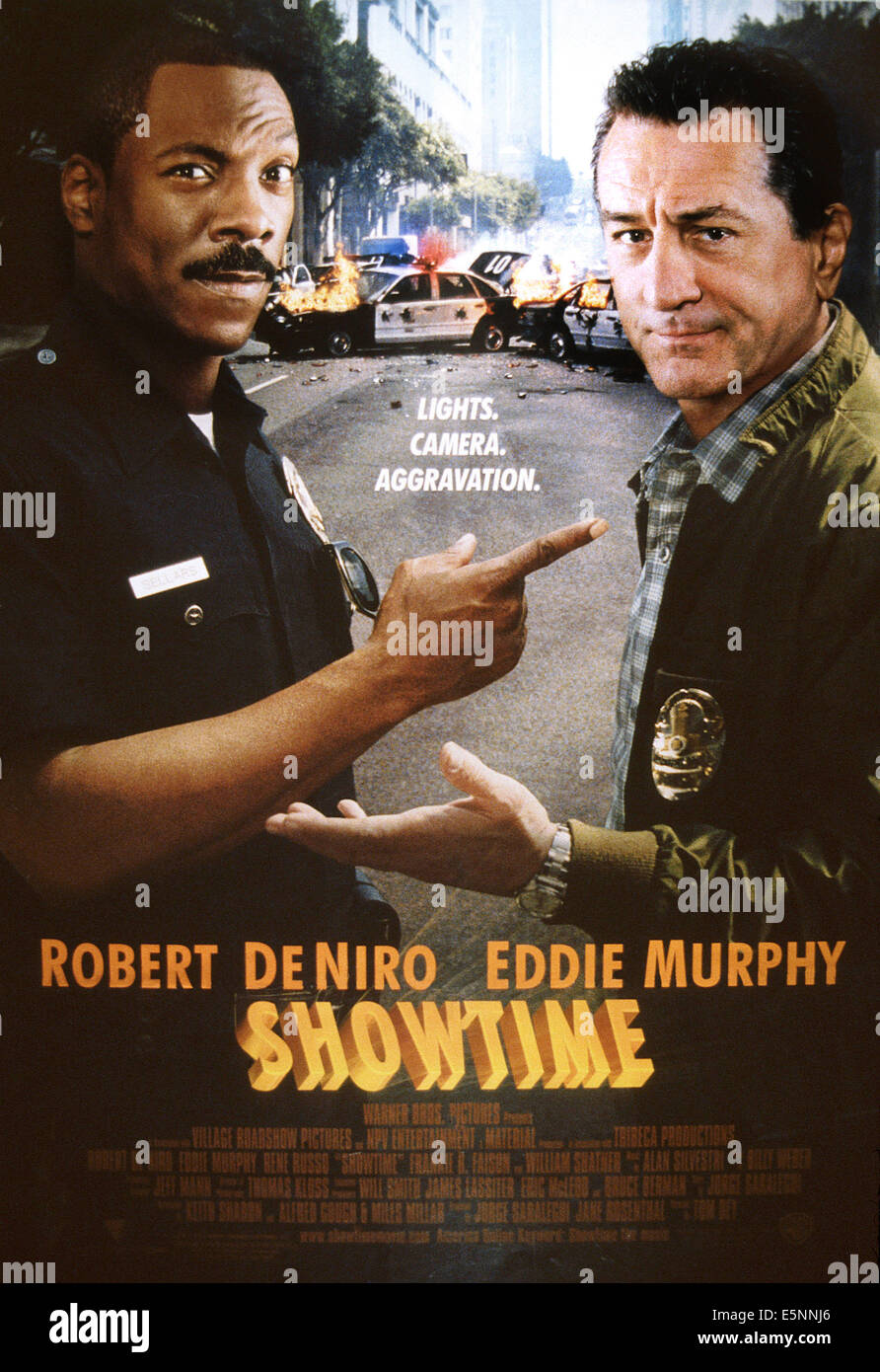 SHOWTIME, US poster art, from left Eddie Murphy, Robert De Niro, 2002
