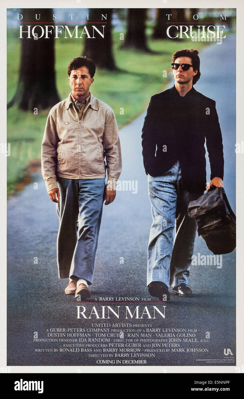 Rain Man, Tom Cruise, Dustin Hoffman, 1988' Photo, Art.com