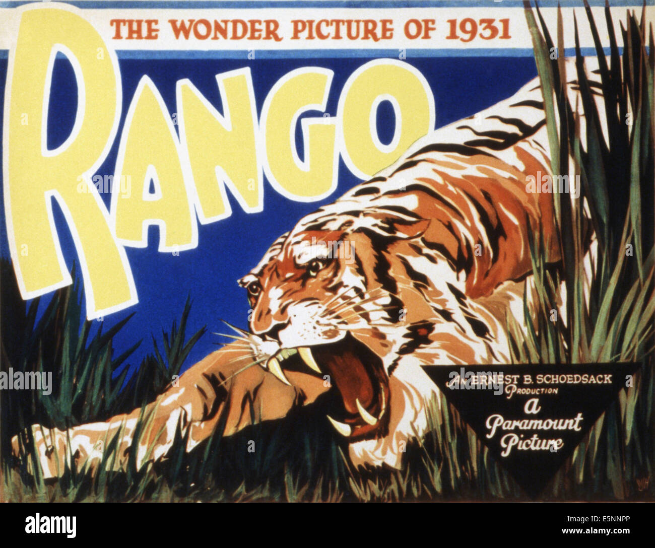 RANGO, 1931 Stock Photo