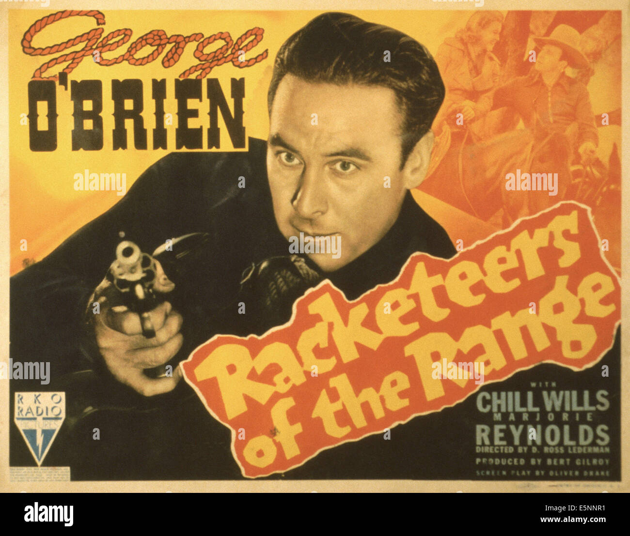 RACKETEERS OF THE RANGE, US poster, George O'Brien, 1939 Stock Photo