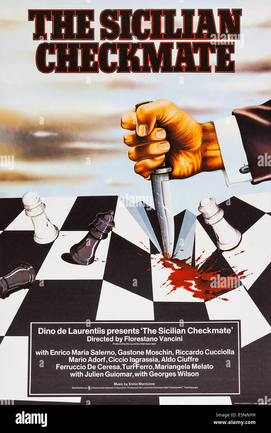 THE SICILIAN CHECKMATE, US poster art, 1972 Stock Photo - Alamy