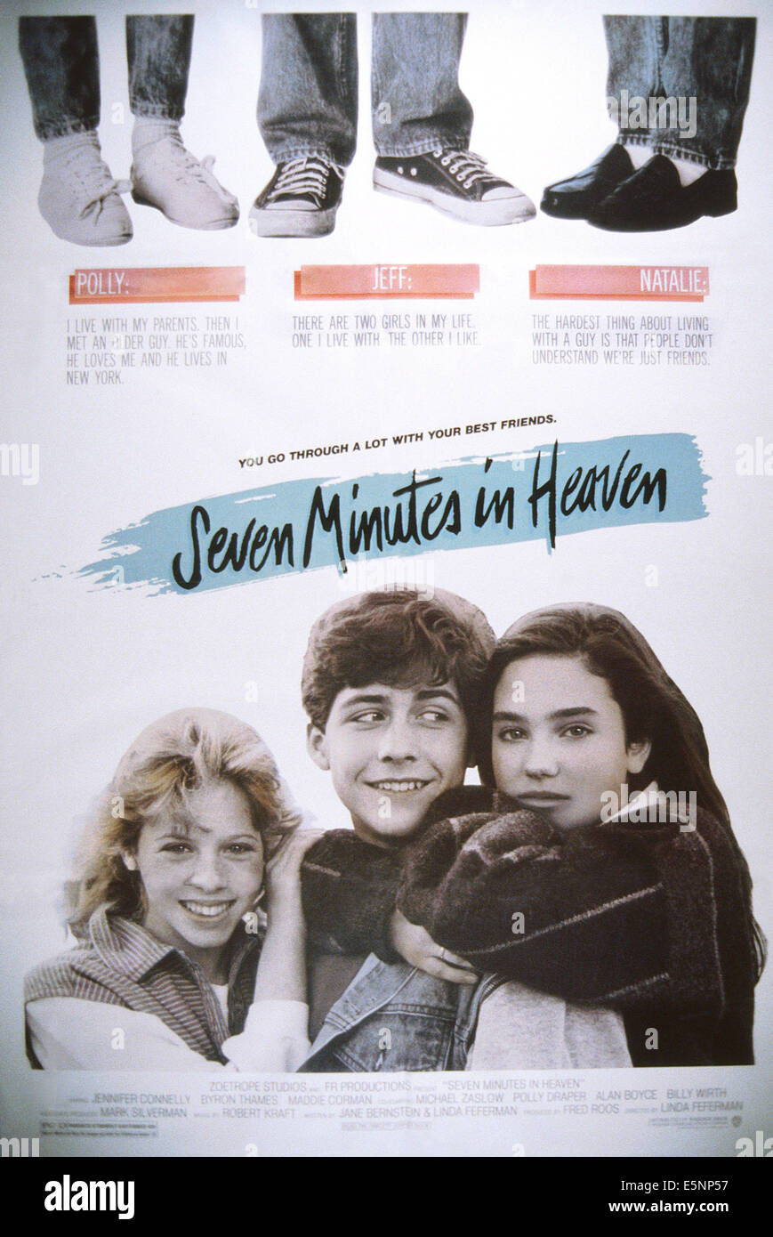 Seven Minutes In Heaven Us Poster Art From Left Maddie Corman Byron Thames Jennifer
