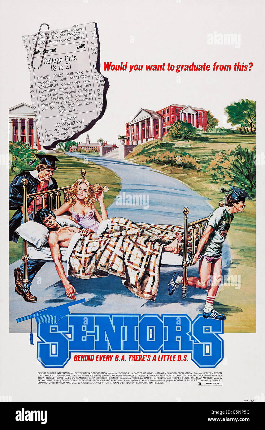 SENIORS, US poster art, 1978 Stock Photo