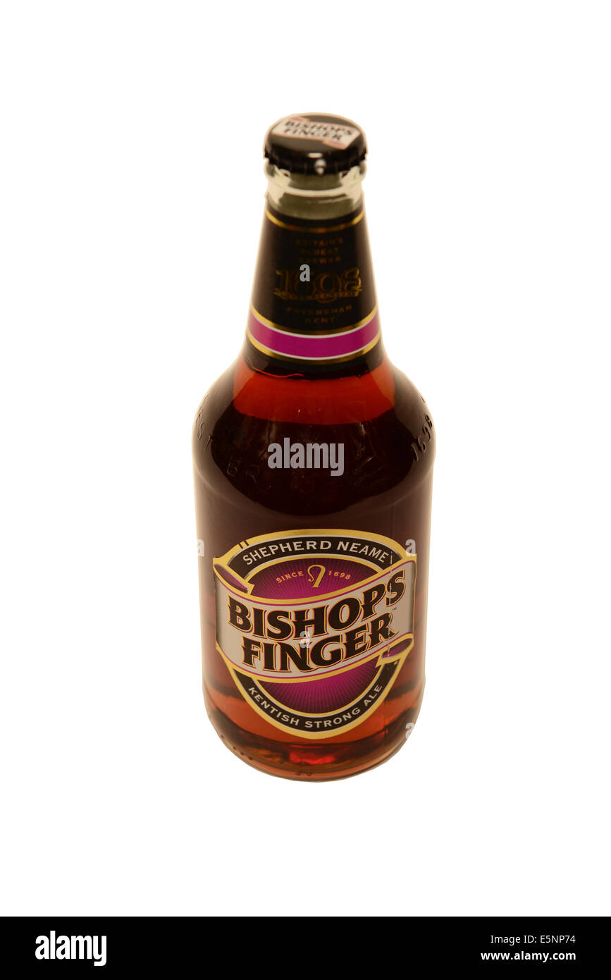 Bishops Finger strong ale Stock Photo