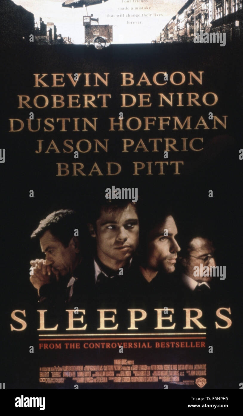 Sleepers From Left Robert De Niro Brad Pitt Jason Paytic Dustin Hoffman 1996 C Warner Brothers Courtesy Everett Stock Photo Alamy