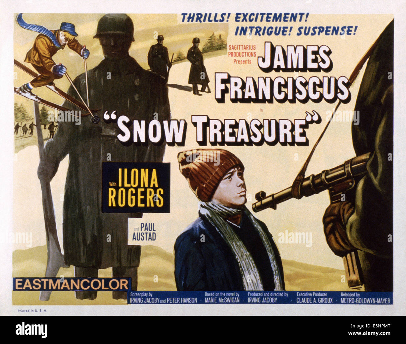 SNOW TREASURE, US lobbycard, 1968 Stock Photo