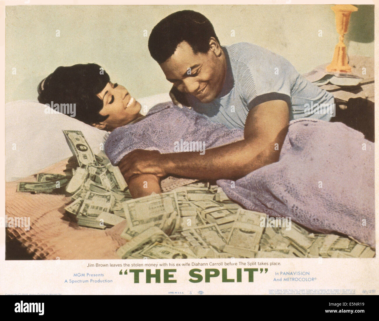 THE SPLIT, US lobbycard, Diahann Carroll, Jim Brown, 1968 Stock Photo