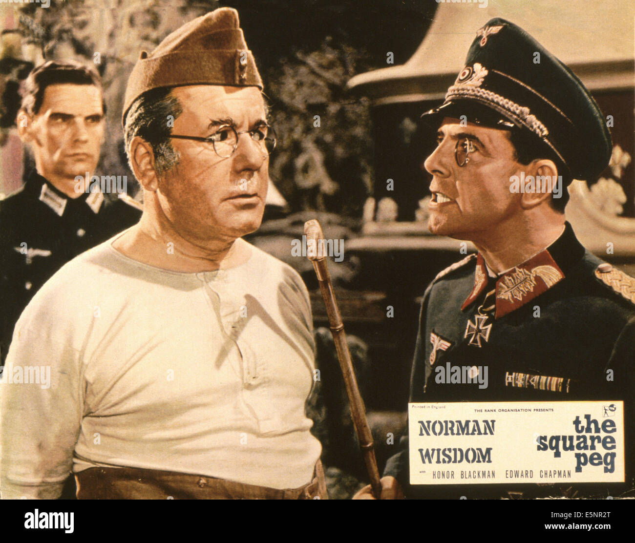 THE SQUARE PEG, British lobbycard, front from left Edward Chapman