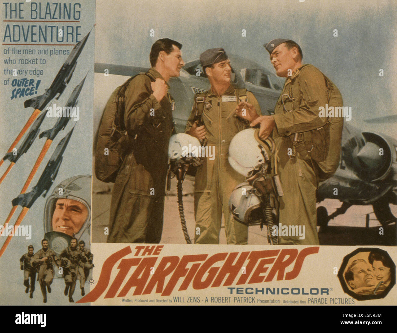the-starfighters-us-lobbycard-robert-dornan-center-1964-E5NR3M.jpg