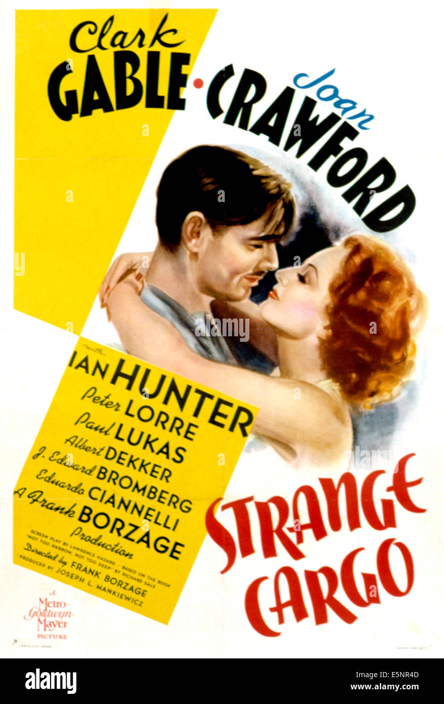 STRANGE CARGO, Clark Gable, Joan Crawford, 1940 Stock Photo