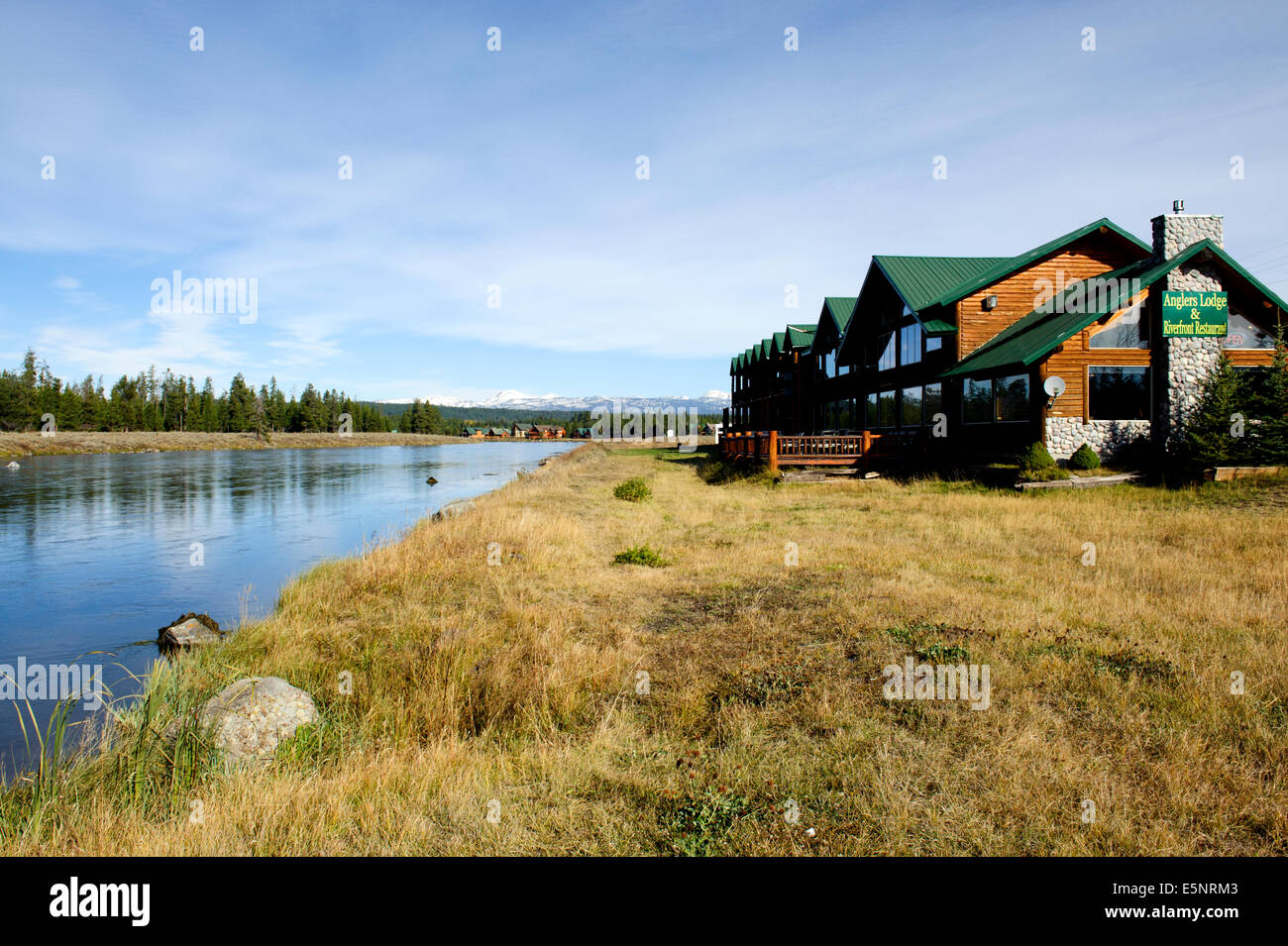 The Henry's Fork of the Snake River as it flows past the area known as