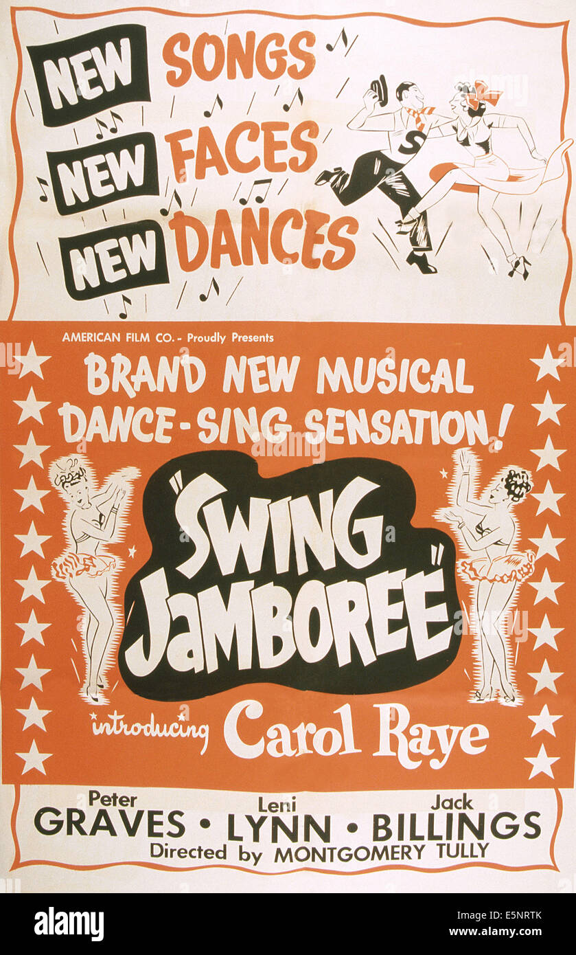 SWING JAMBOREE, (aka SPRINGTIME, aka SPRING SONG), US poster, 1946 Stock Photo