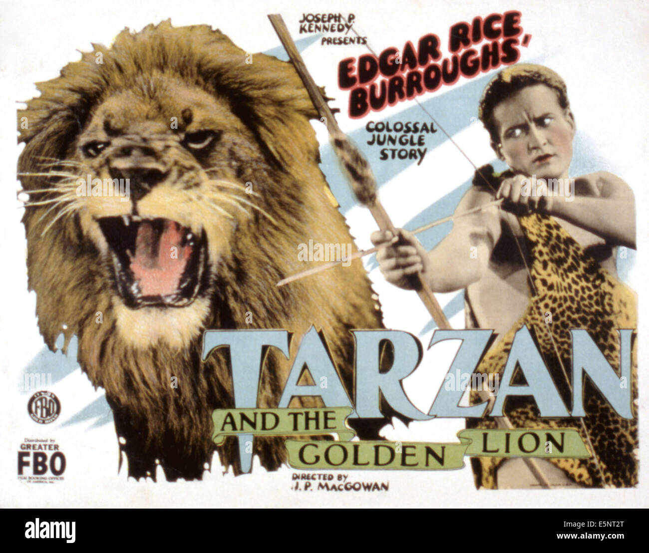 TARZAN AND THE GOLDEN LION, James Pierce, 1927 Stock Photo